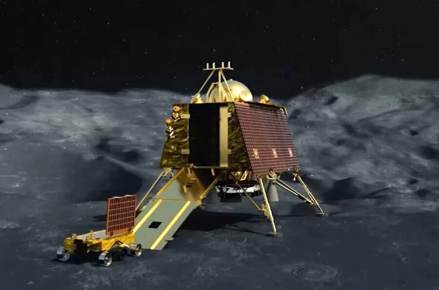 Live updates on the Chandrayaan-3 landing: Rover to emerge soon after the Vikram lander makes a smooth touchdown
