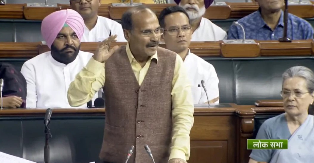 Adhir Ranjan Chowdhury was expelled from the Lok Sabha for acting erratically.